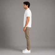 Men's Performance DriFit White Polo T-Shirt
