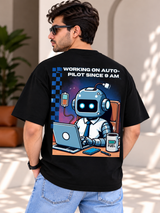 Working on Autopilot Since 9AM | Graphic T-Shirt