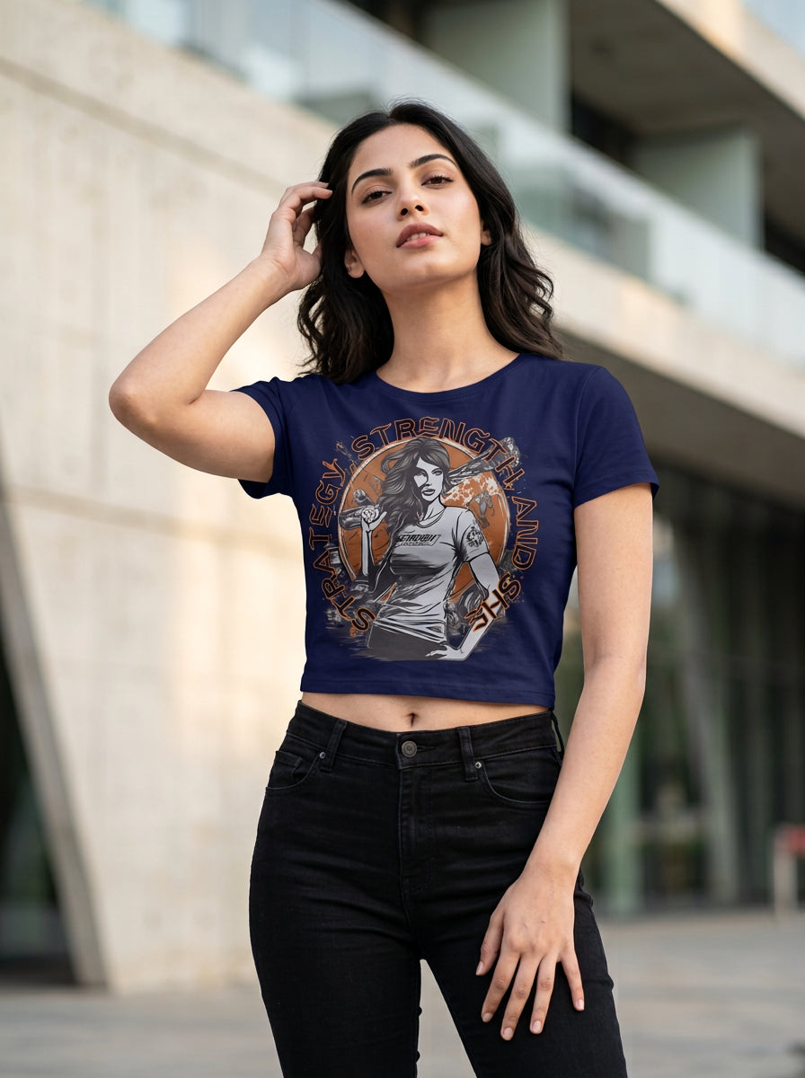 Strategy Strength and She | Graphic T-Shirt