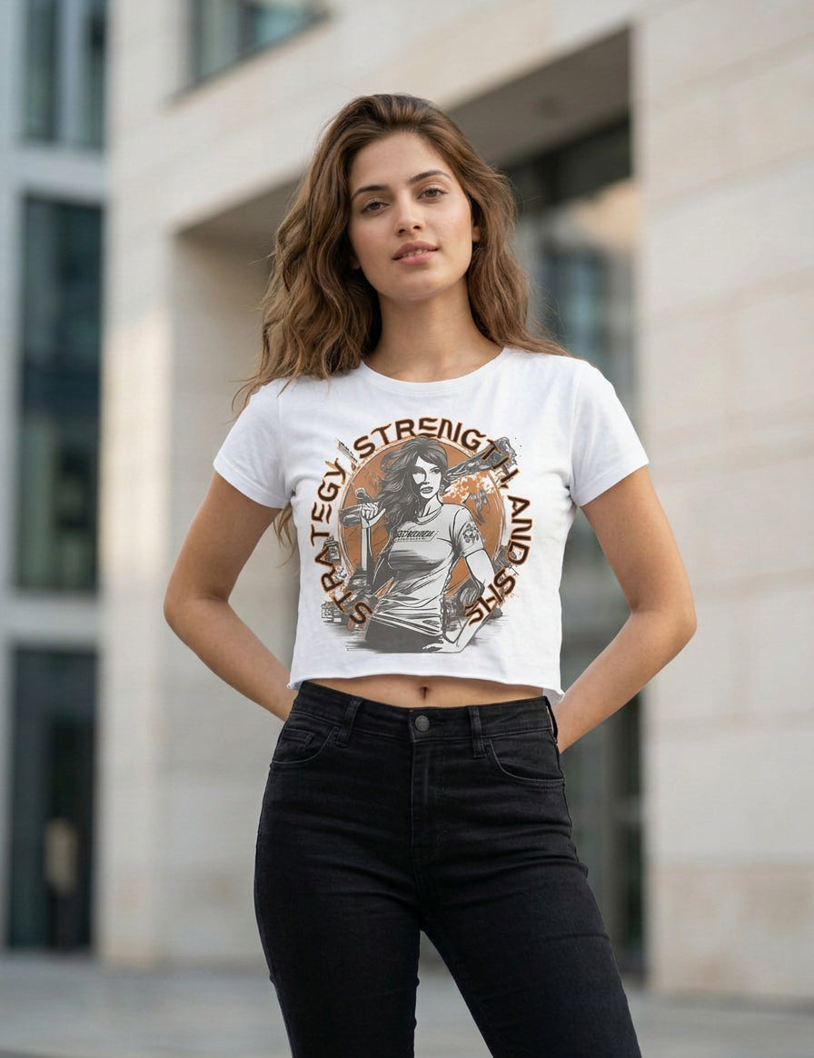 Strategy Strength and She | Graphic T-Shirt