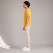 Men's Performance DriFit Mustard Polo T-Shirt