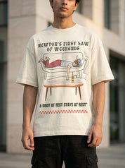 Newtons First Law of Weekend | Graphic T-Shirt