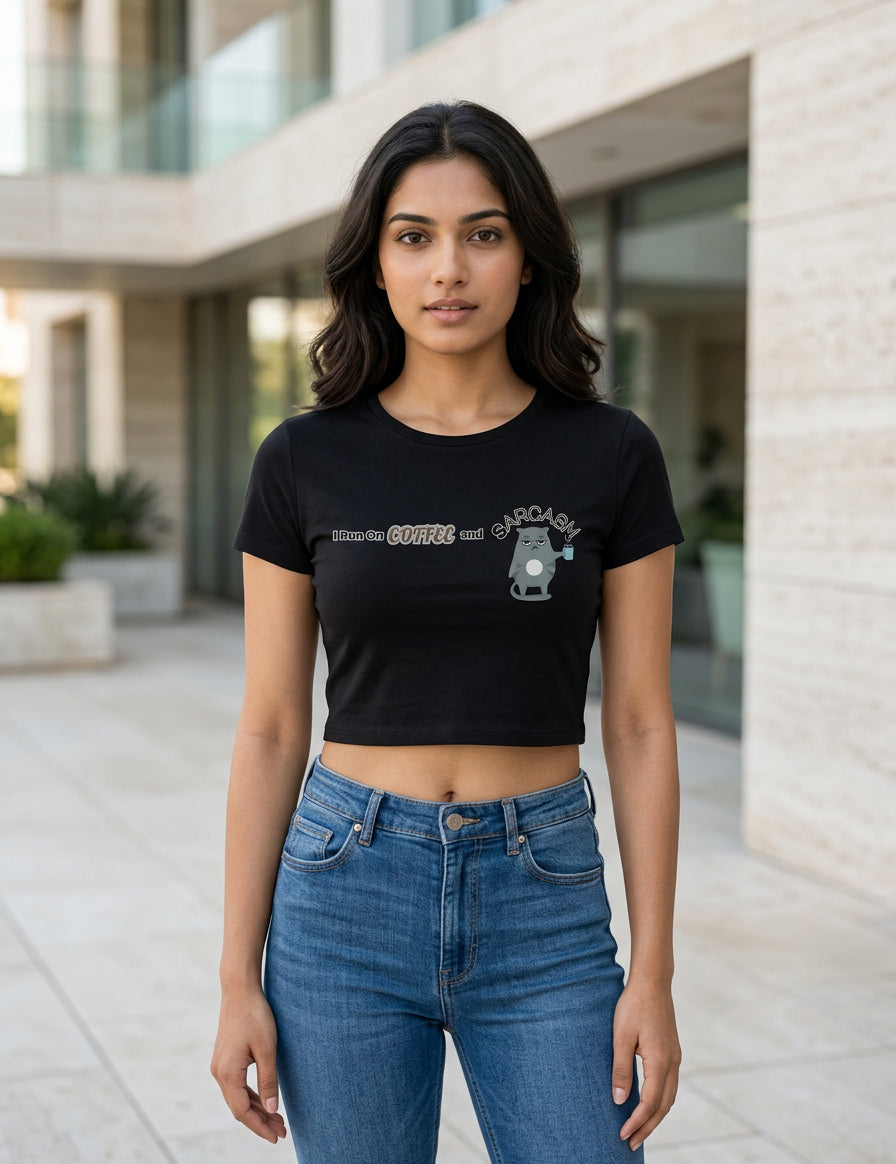 I Run on Coffee and Sarcasm | Graphic T-Shirt