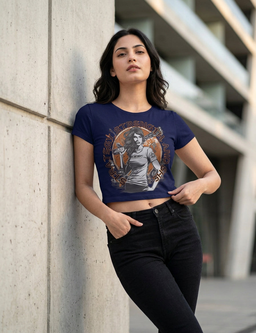 Strategy Strength and She | Graphic T-Shirt