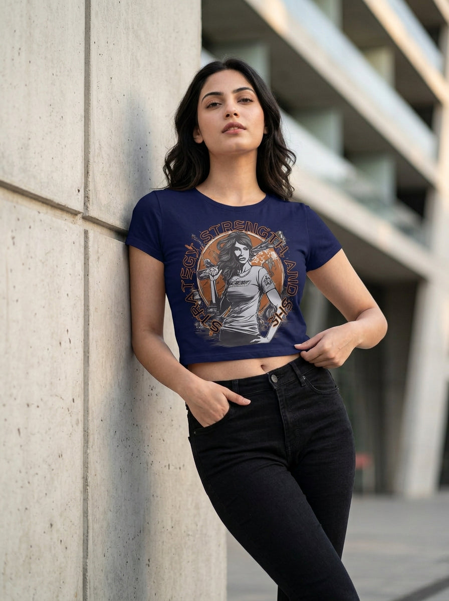 Strategy Strength and She | Graphic T-Shirt