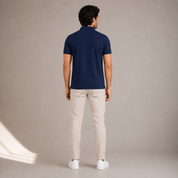 Men's Performance DriFit Navy Blue Polo T-Shirt