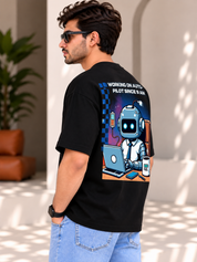 Working on Autopilot Since 9AM | Graphic T-Shirt
