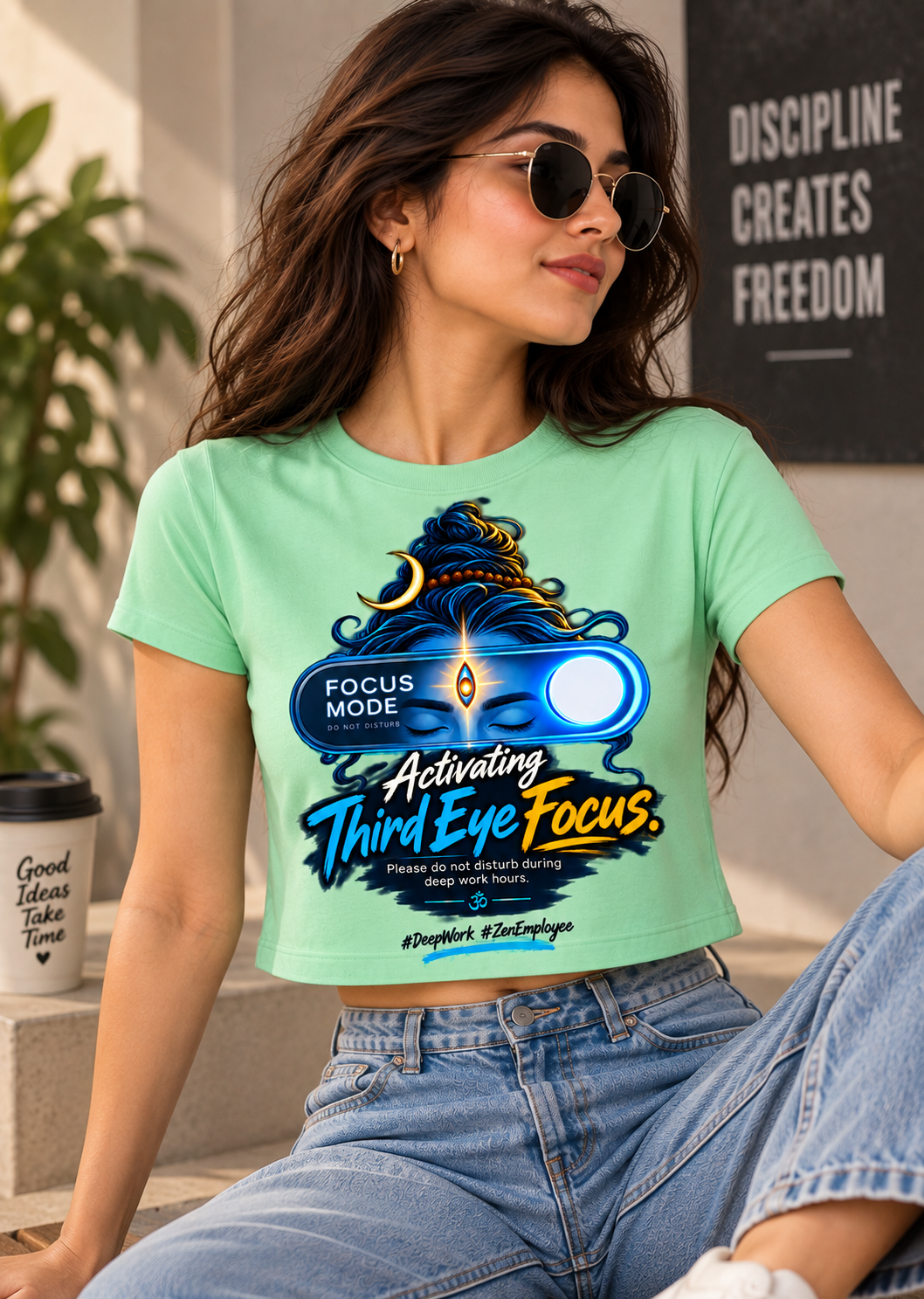 Third Eye Energy | Crop Top
