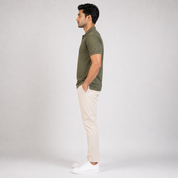 Men's Performance DriFit Military Green Polo T-Shirt