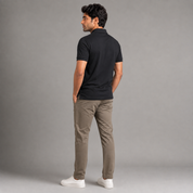 Men's Performance DriFit Black Polo T-Shirt