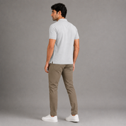 Men's Performance DriFit Grey Polo T-Shirt