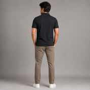 Men's Performance DriFit Black Polo T-Shirt
