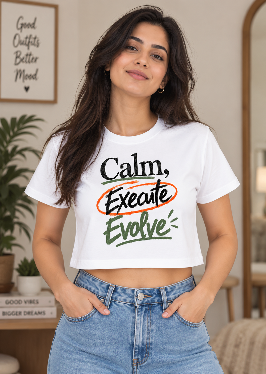 Calm. Evolve. Repeat. | Graphic T-Shirt