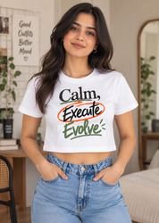 Calm. Evolve. Repeat. | Graphic T-Shirt