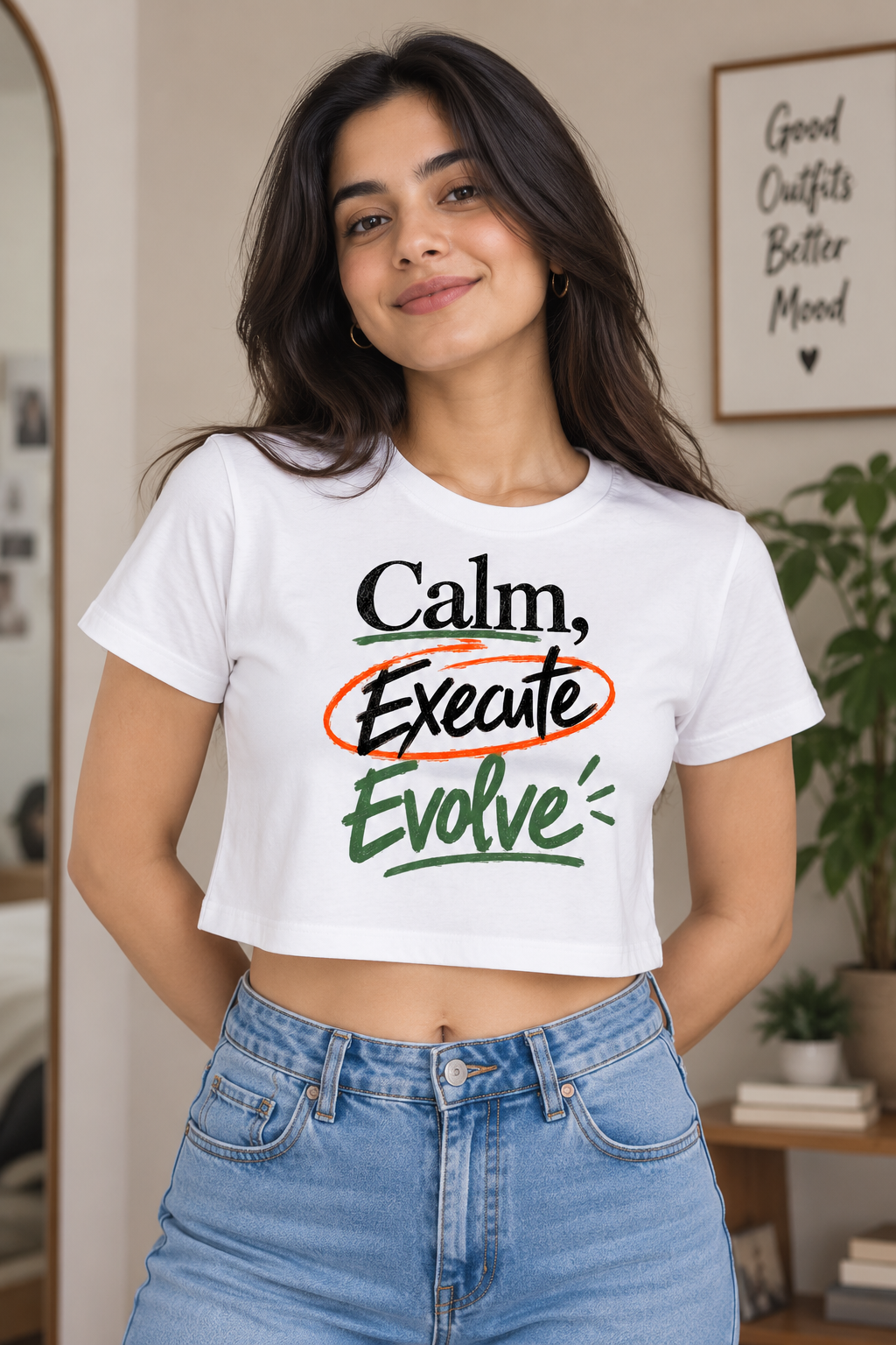 Calm. Evolve. Repeat. | Graphic T-Shirt