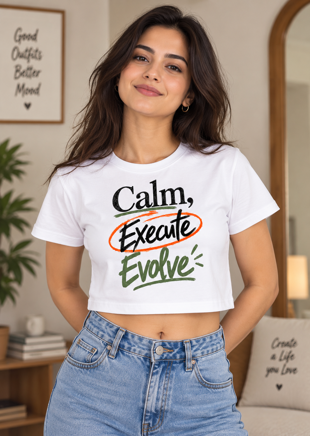 Calm. Evolve. Repeat. | Graphic T-Shirt