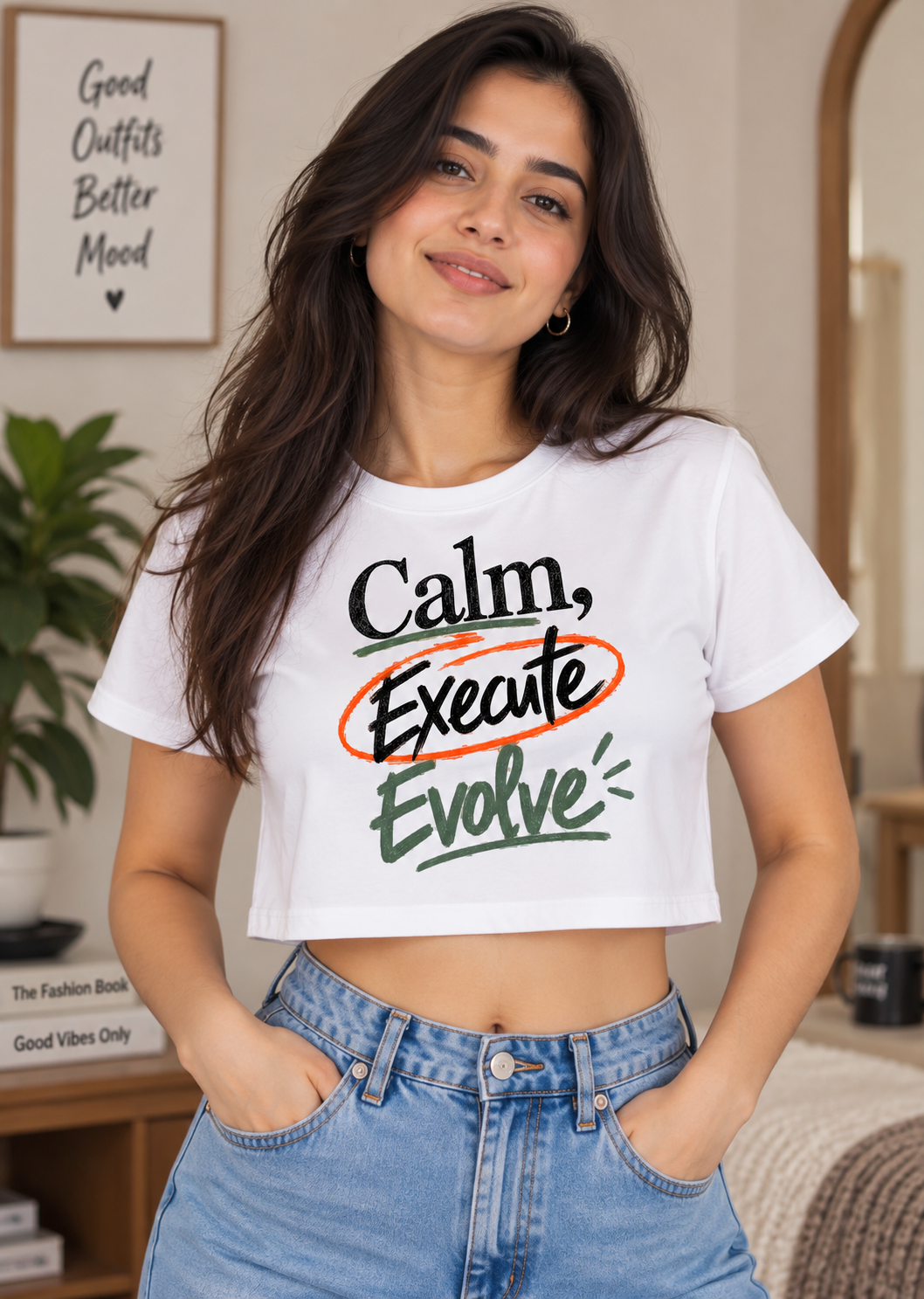 Calm. Evolve. Repeat. | Graphic T-Shirt