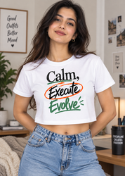 Calm. Evolve. Repeat. | Graphic T-Shirt