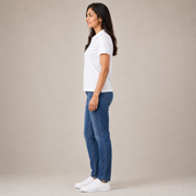 Solids White Women's Polo T-Shirt – 100% Cotton