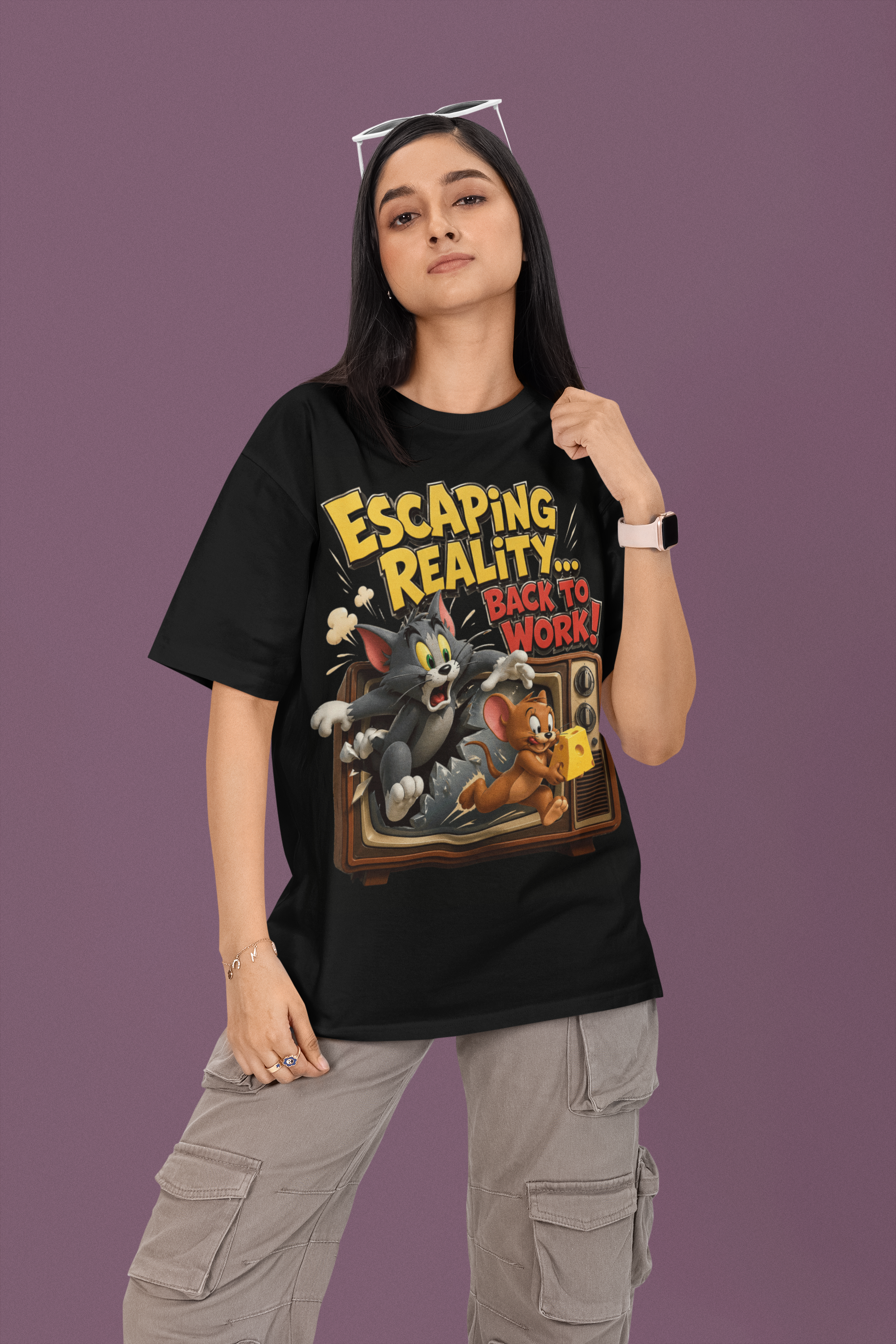 Escape. Repeat. Work. | Graphic T-Shirt