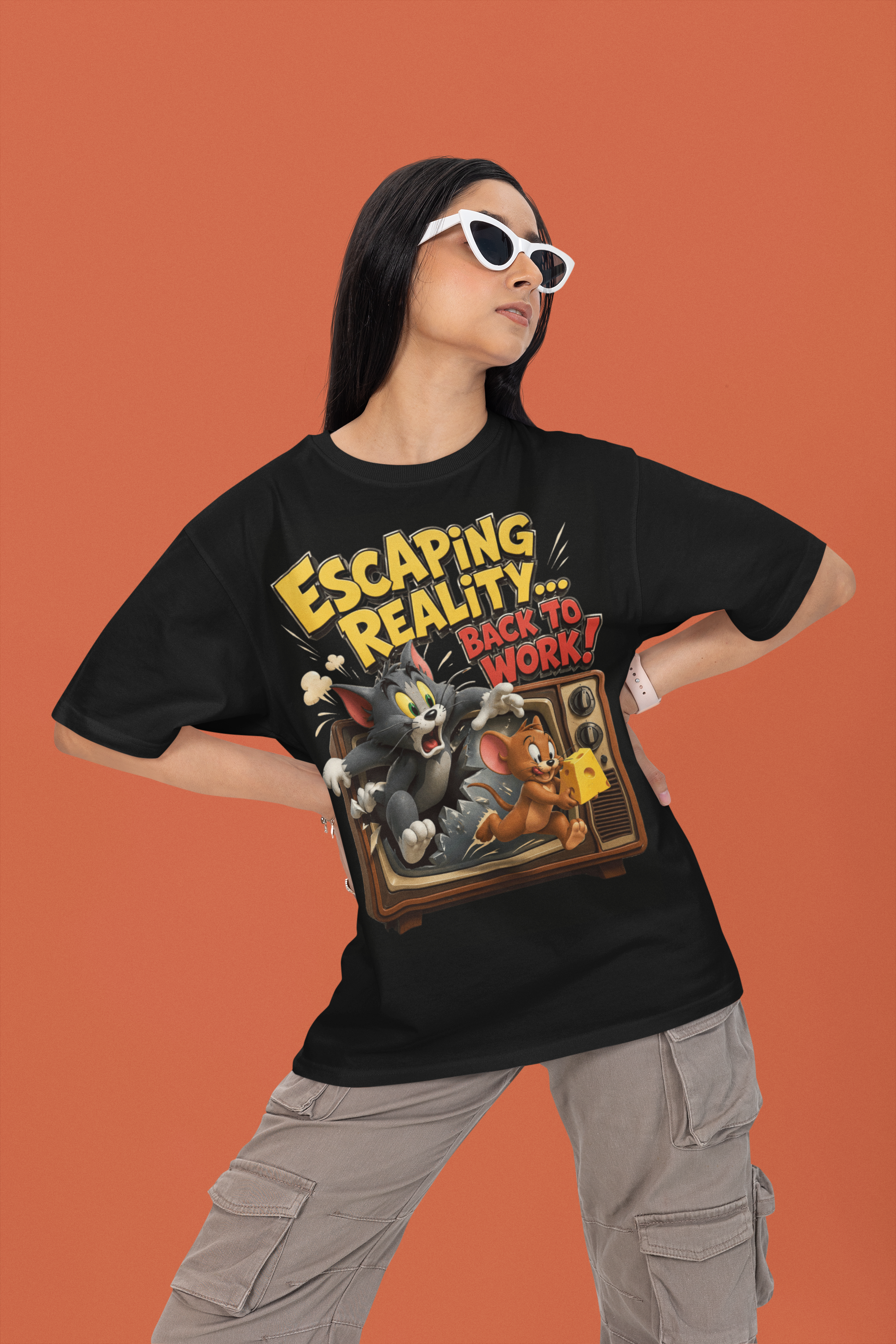 Escape. Repeat. Work. | Graphic T-Shirt