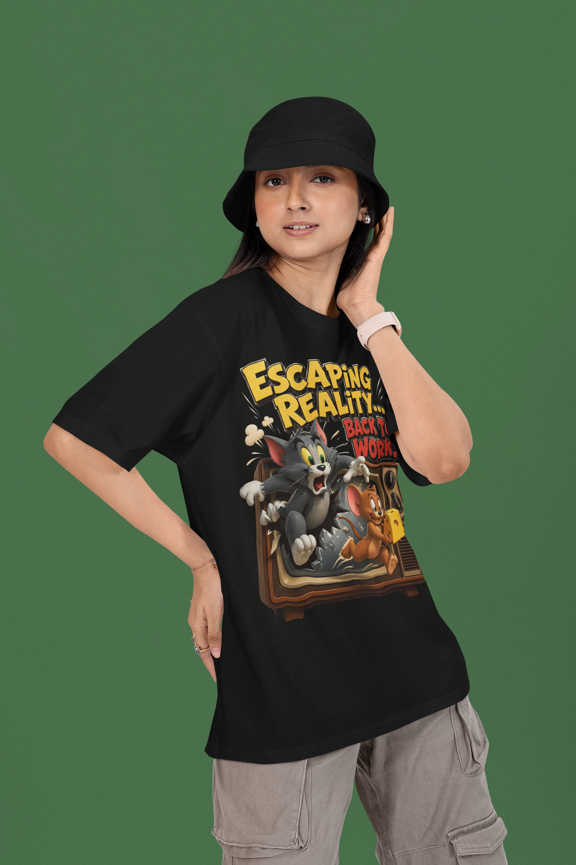 Escape. Repeat. Work. | Graphic T-Shirt