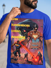Even Superheroes Dread Monday | Graphic T-Shirt