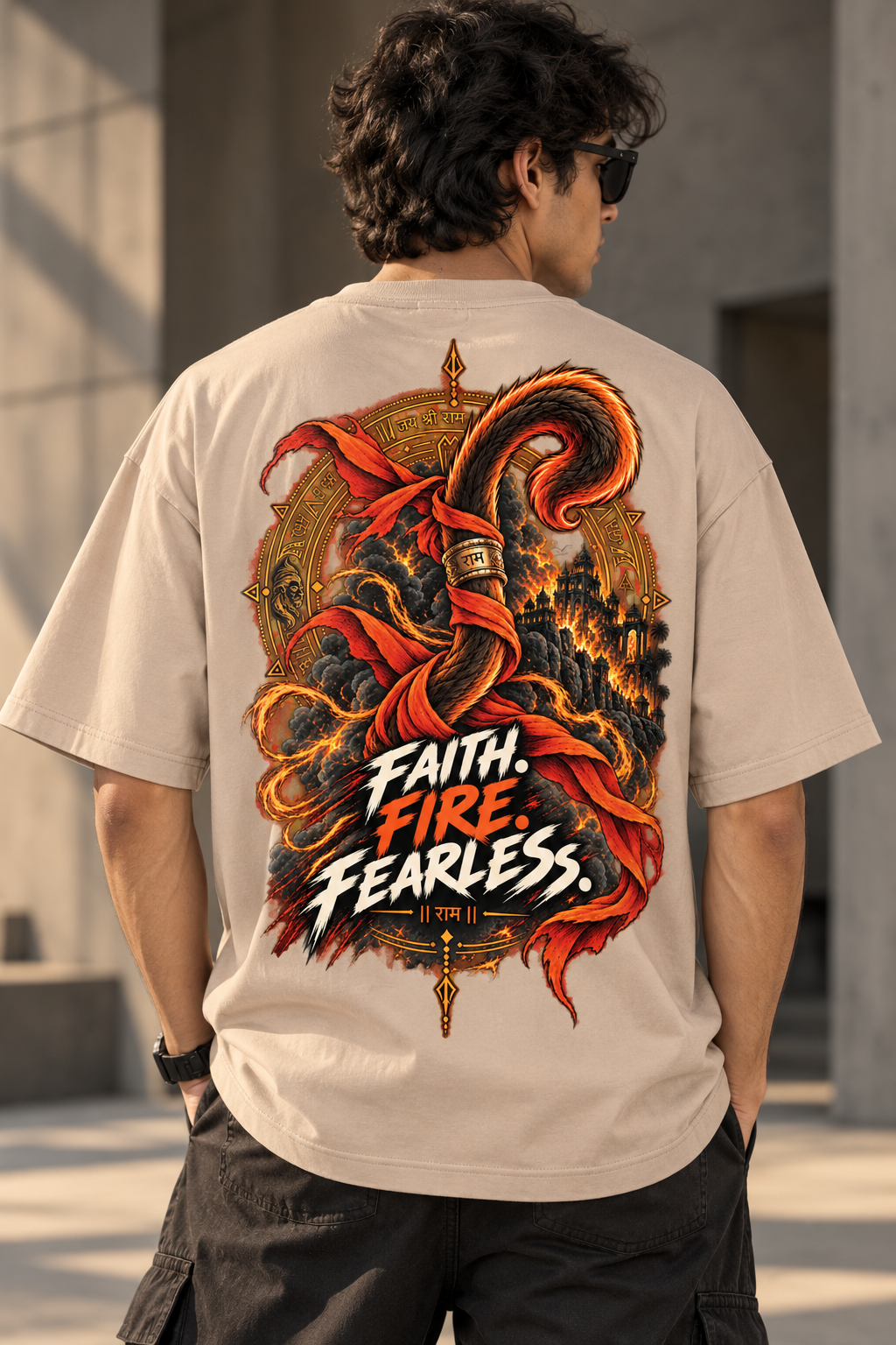 Faith. Fire. Fearless. | Oversized T-Shirt