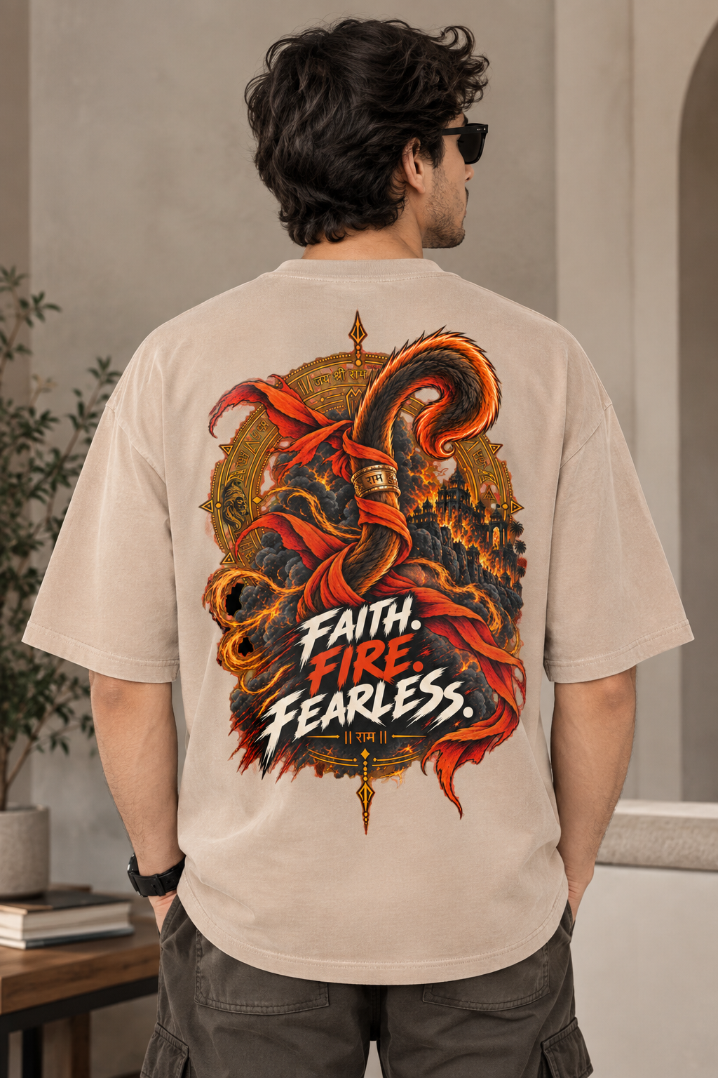 Faith. Fire. Fearless. | Oversized T-Shirt