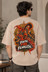 Faith. Fire. Fearless. | Oversized T-Shirt