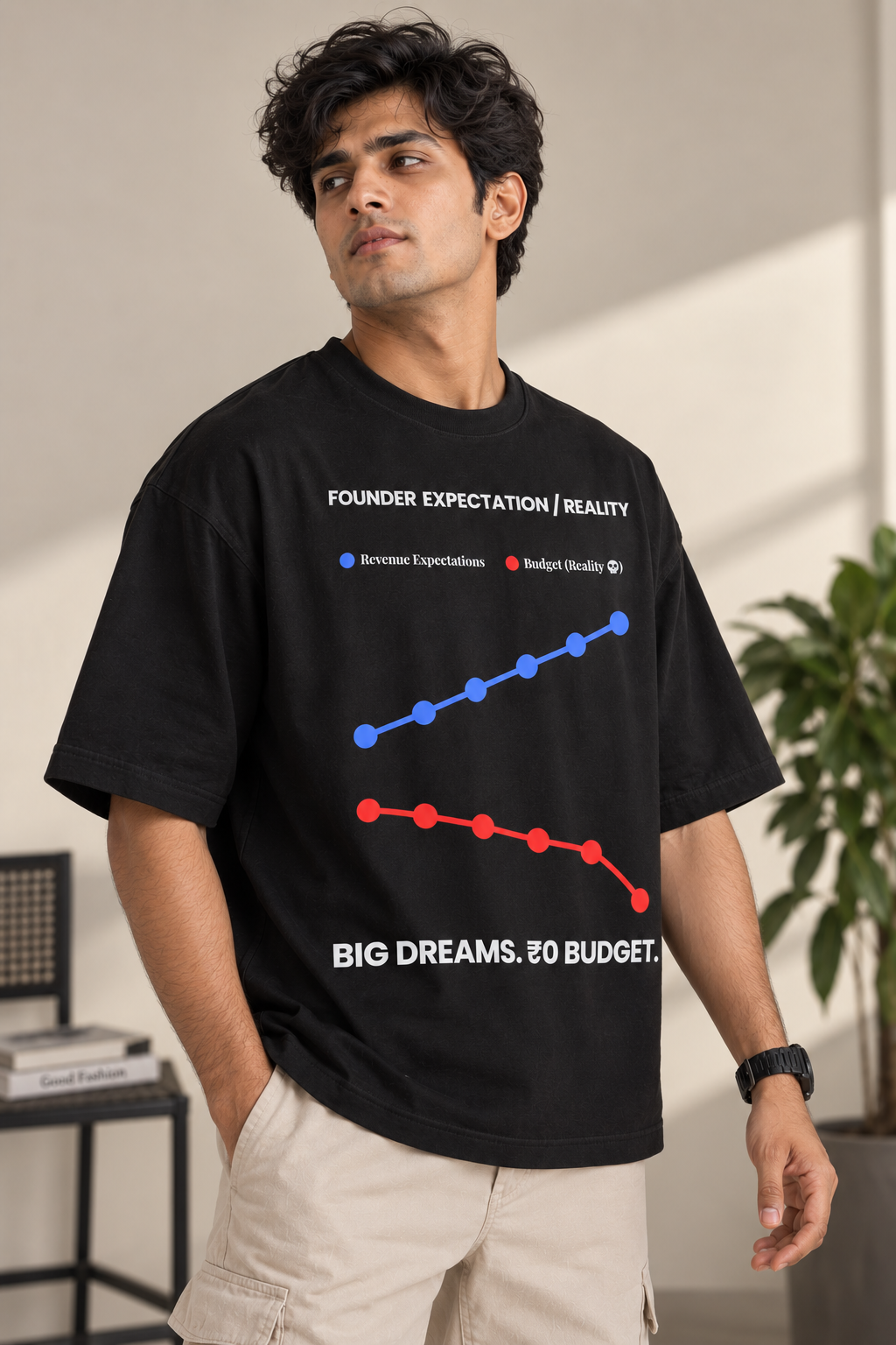 Founder Mode: Expectation vs Reality | Graphic T-Shirt