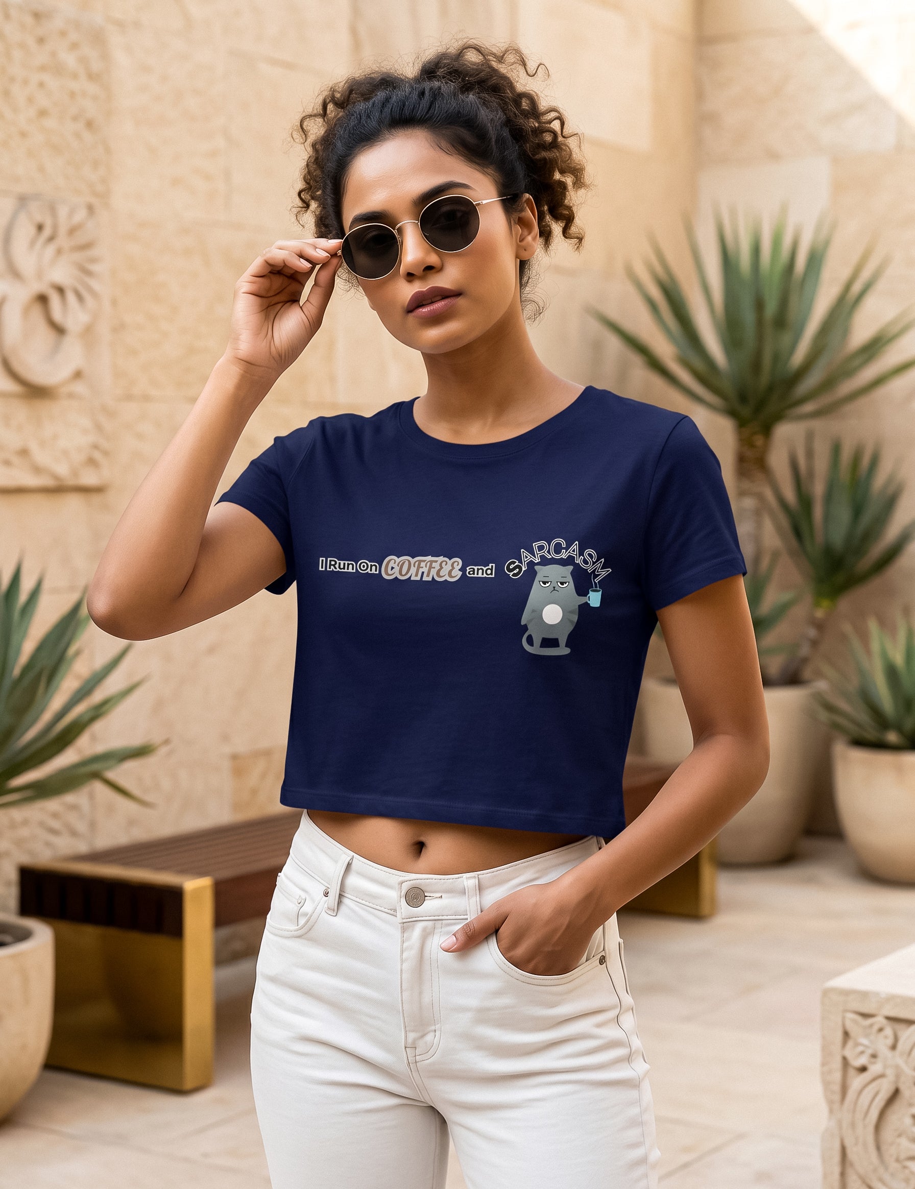 I Run on Coffee and Sarcasm | Graphic T-Shirt