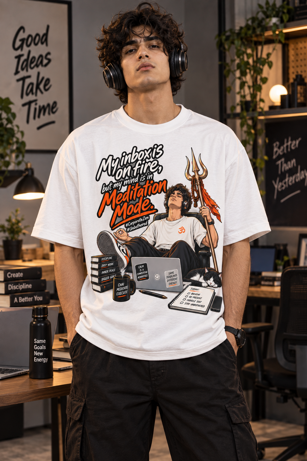 Meditation Mode | Oversized T-Shirt