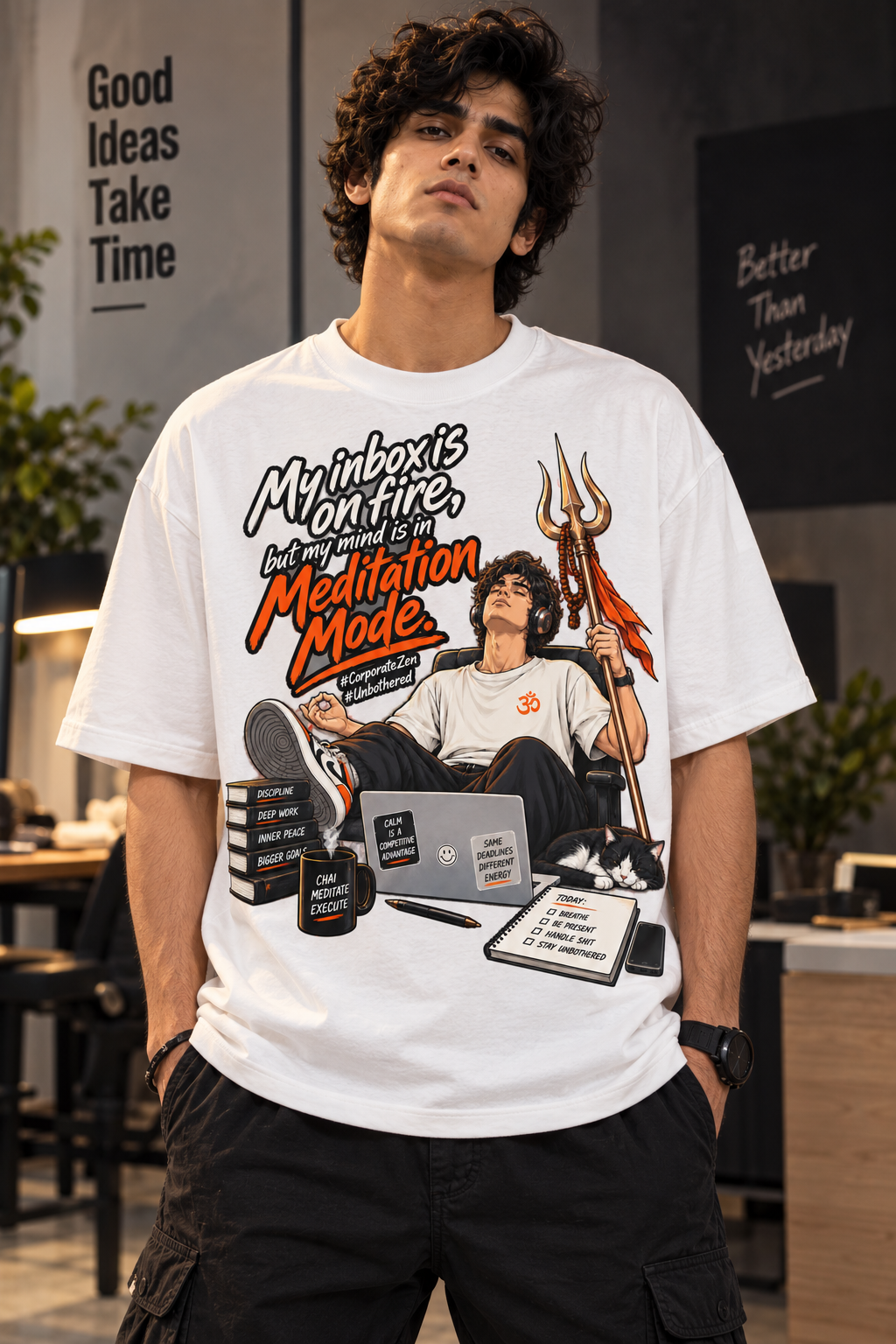 Meditation Mode | Oversized T-Shirt