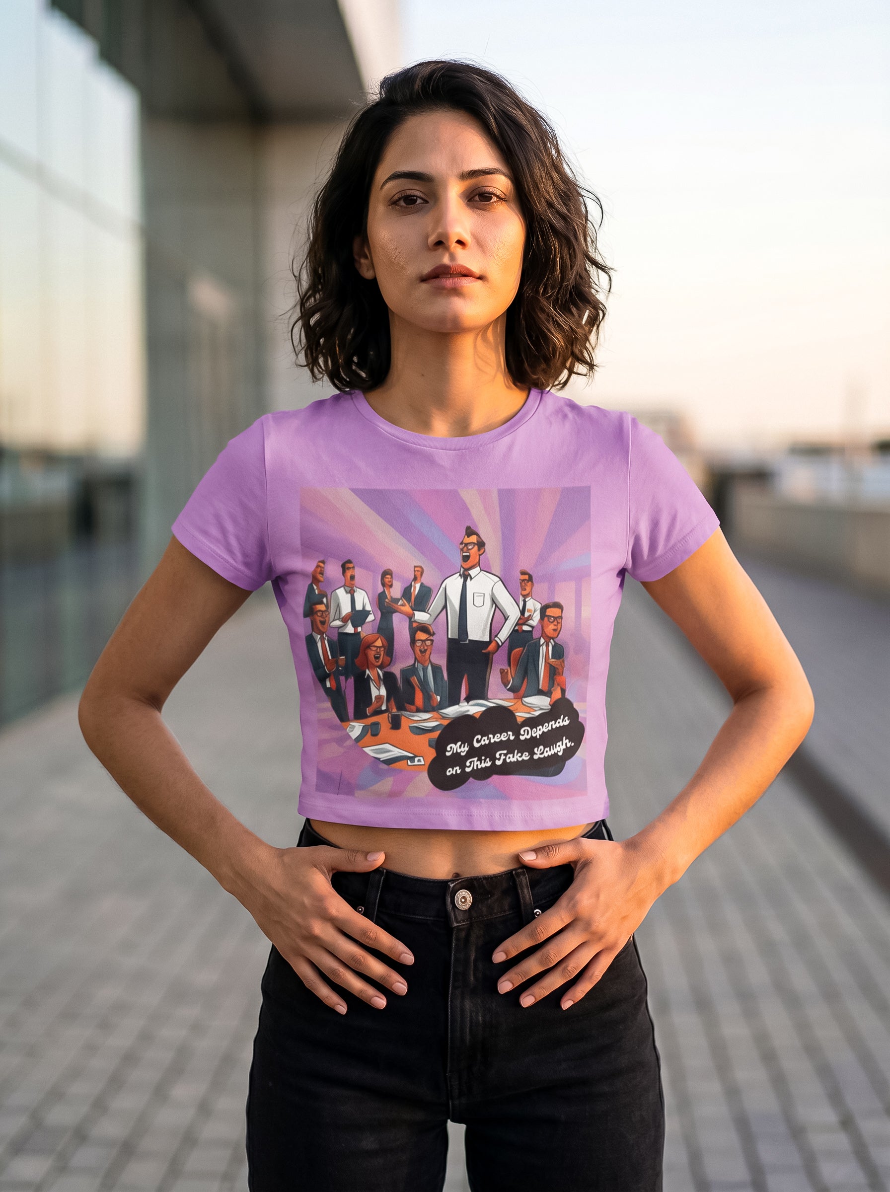 My Career Depends on this fake Laugh | Graphic T-Shirt