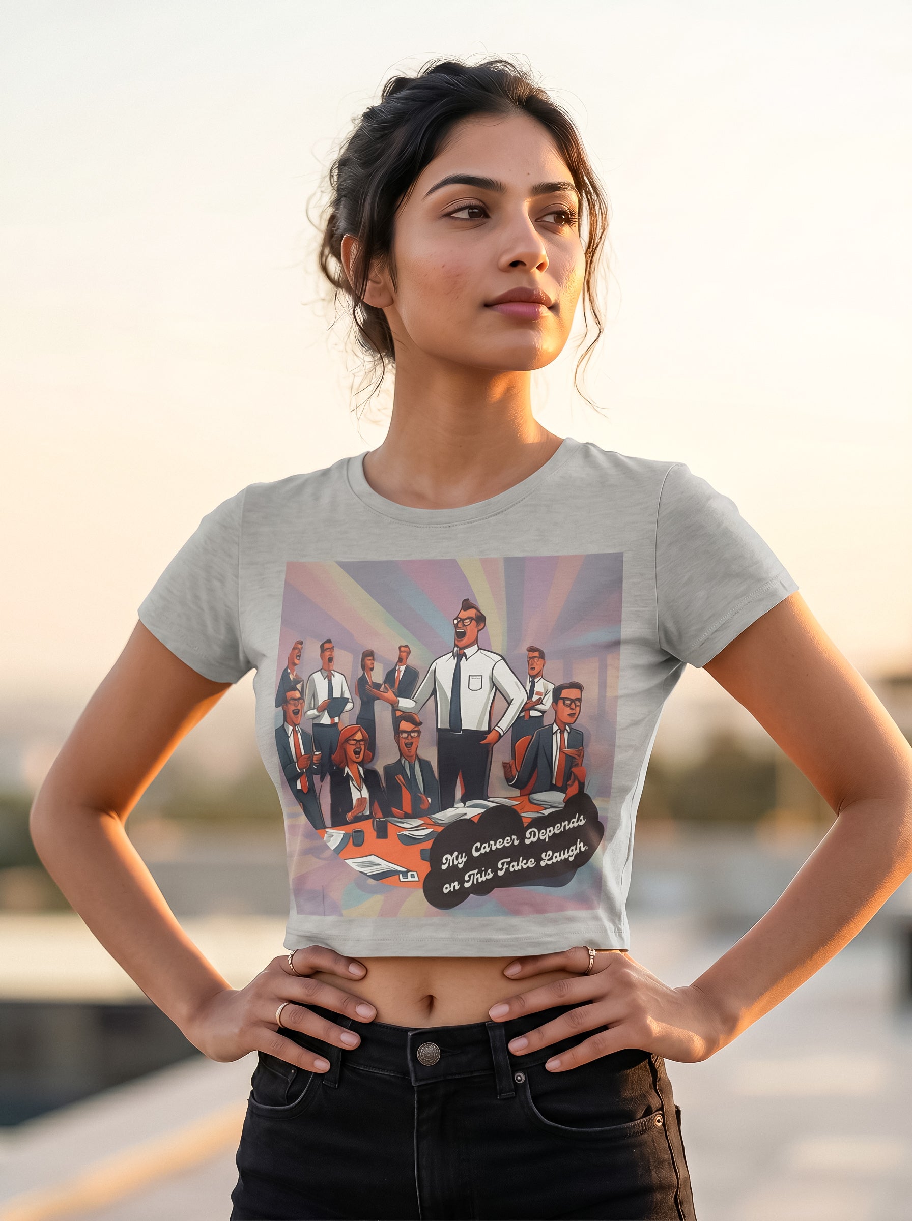 My Career Depends on this fake Laugh | Graphic T-Shirt
