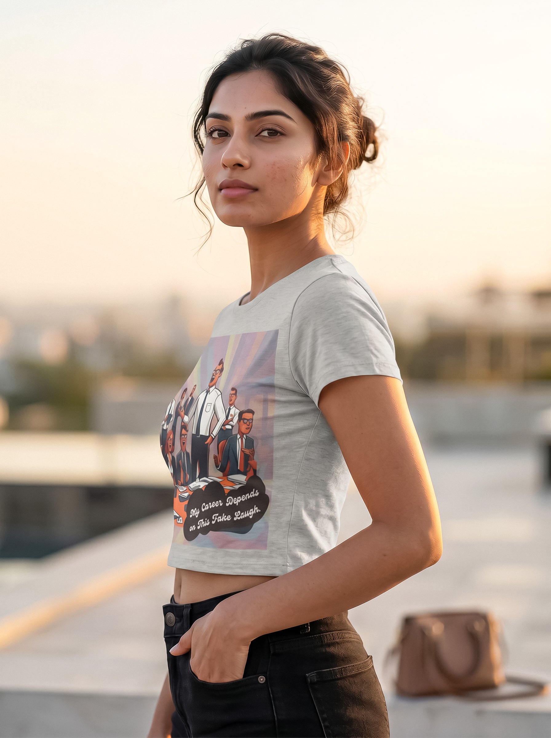 My Career Depends on this fake Laugh | Graphic T-Shirt