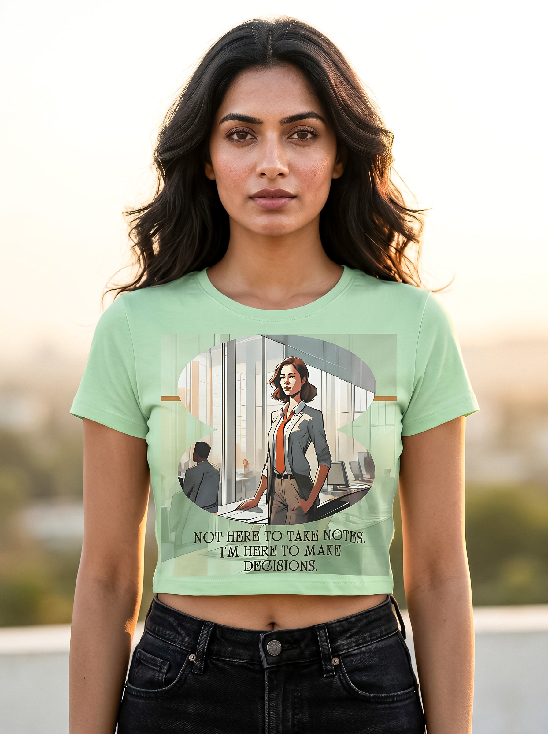 Not Here to Take Notes, I'm here to make decisions | Graphic T-Shirt