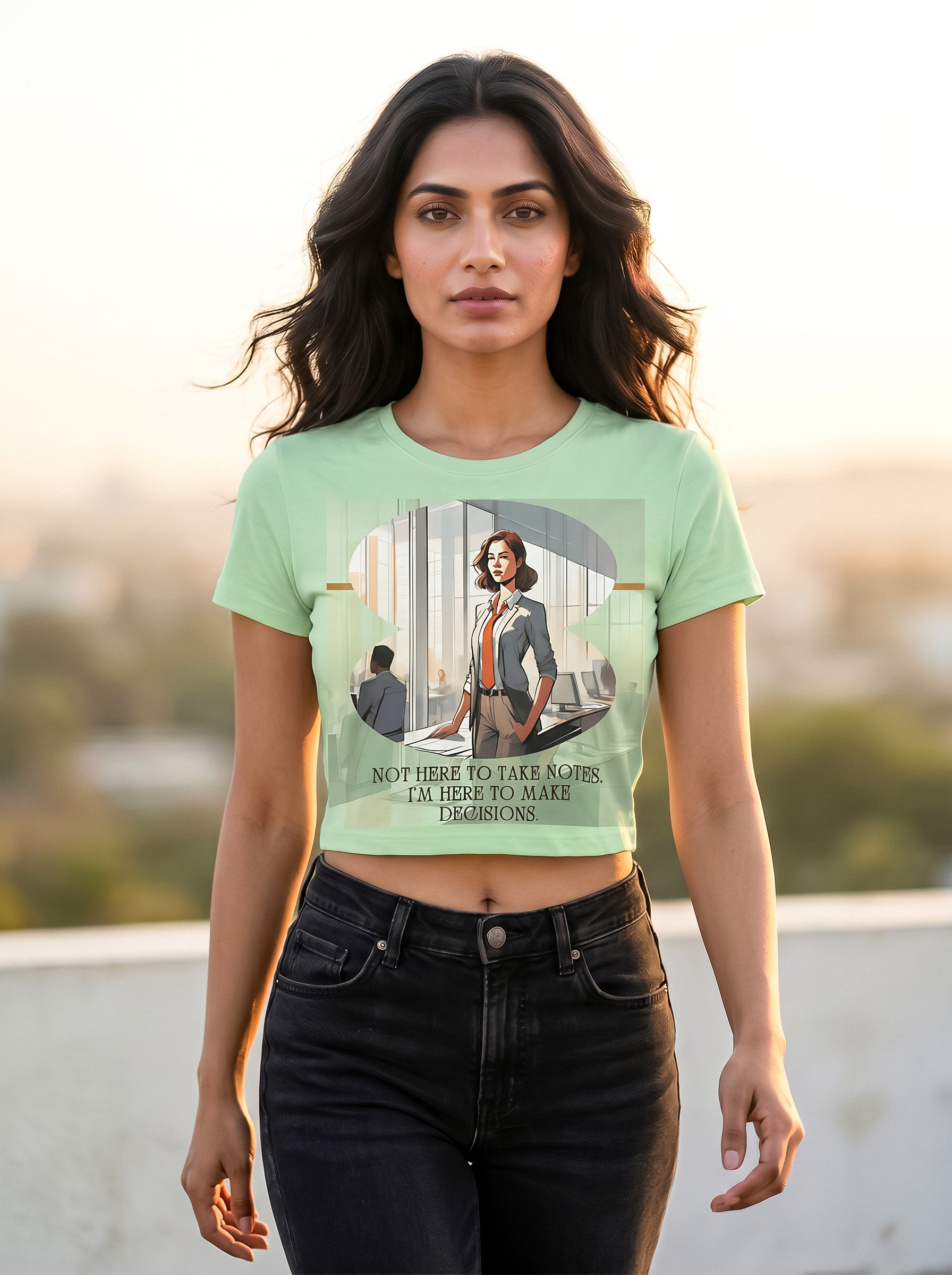 Not Here to Take Notes, I'm here to make decisions | Graphic T-Shirt