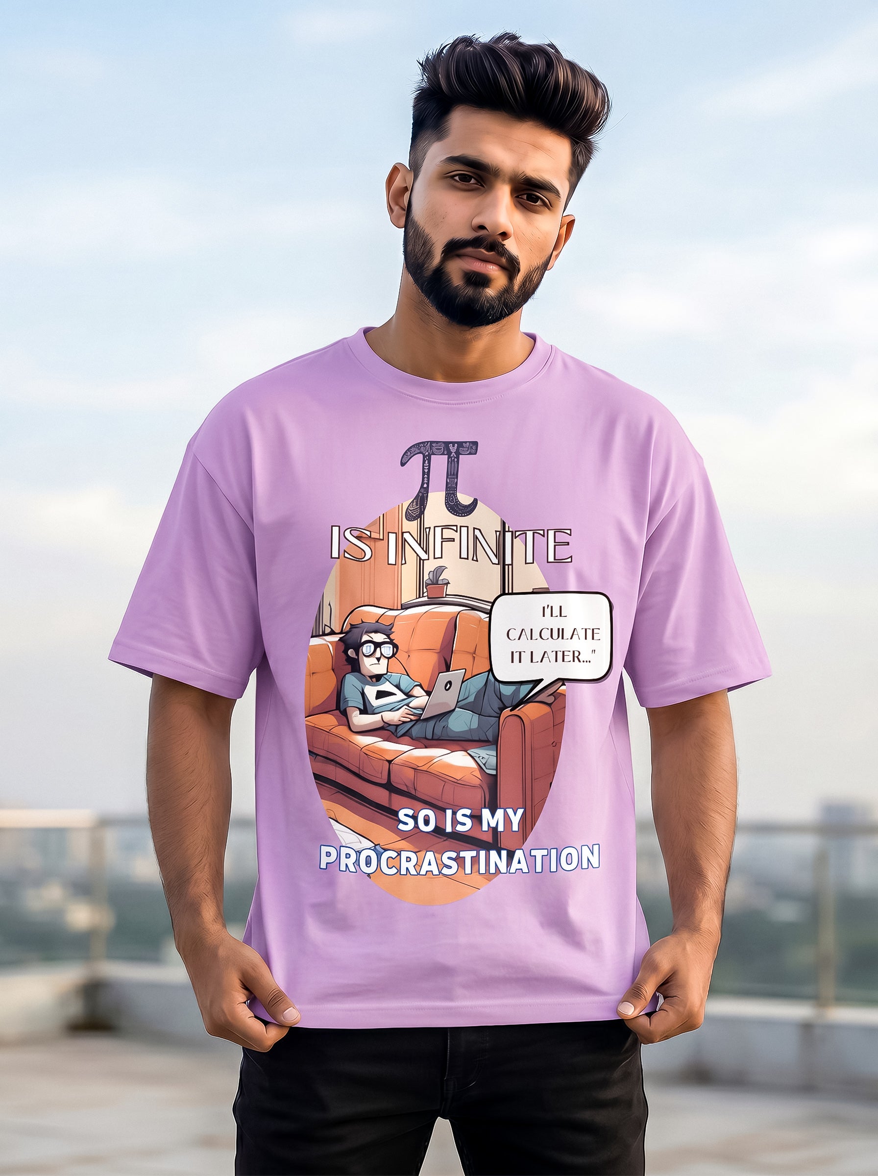 Pi is Infinite, So is my procastination | Graphic T-Shirt