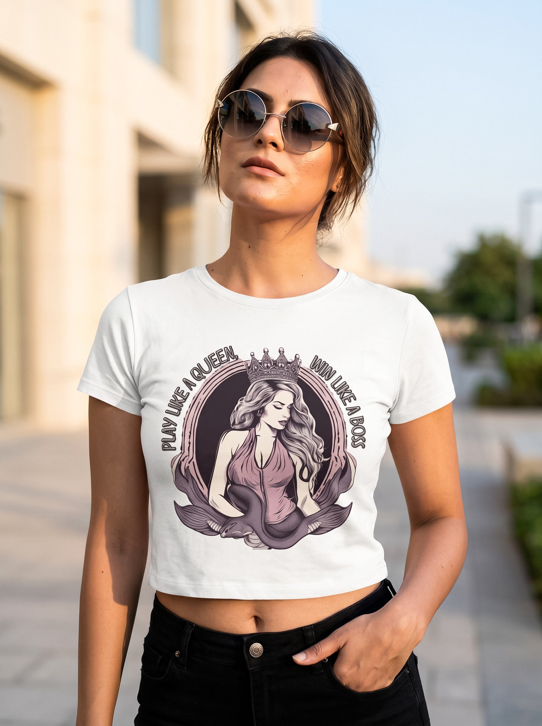 Play Like a Queen, Win Like a Boss | Graphic T-Shirt