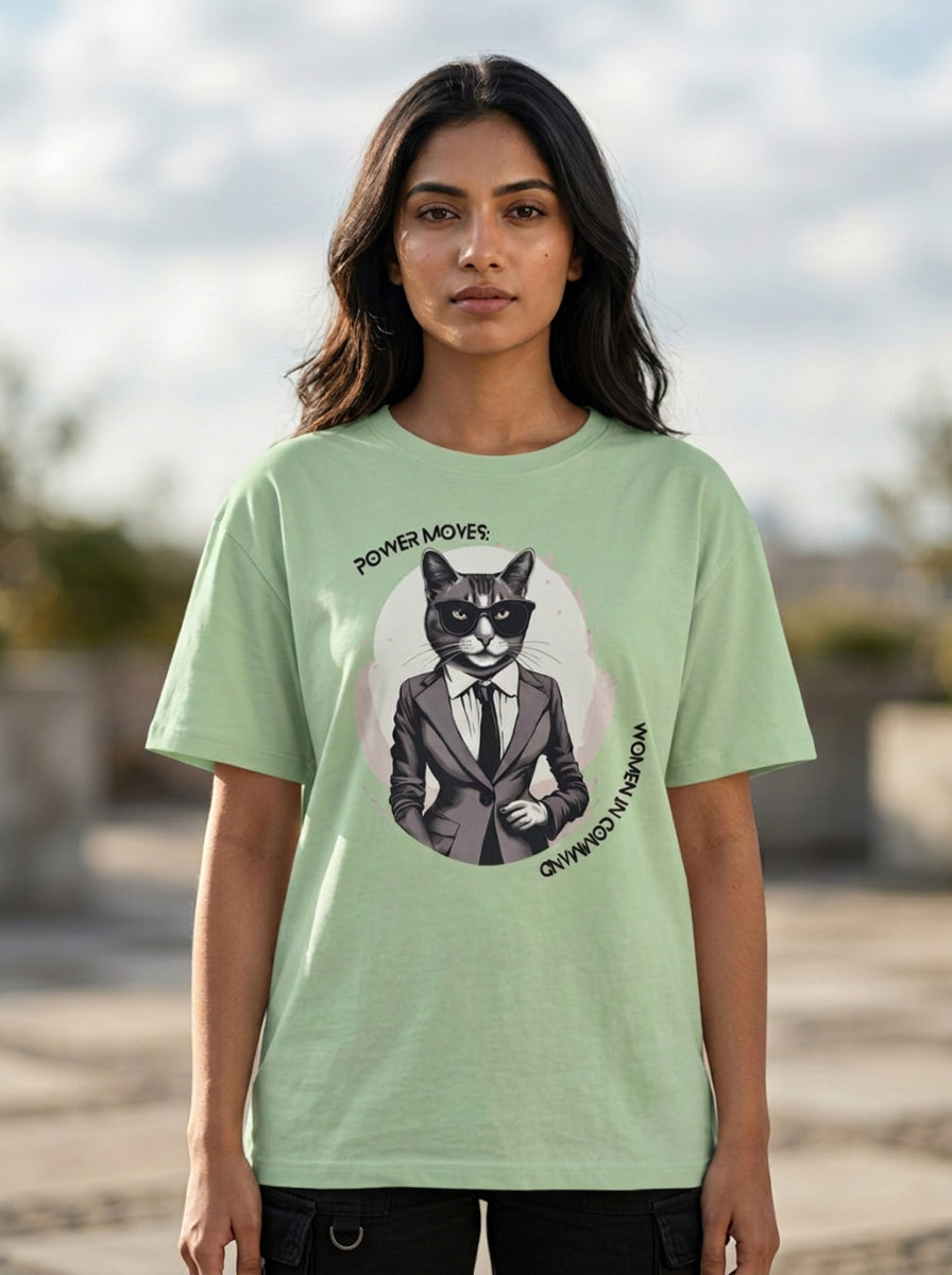 Power Moves Women in Command | Graphic T-Shirt