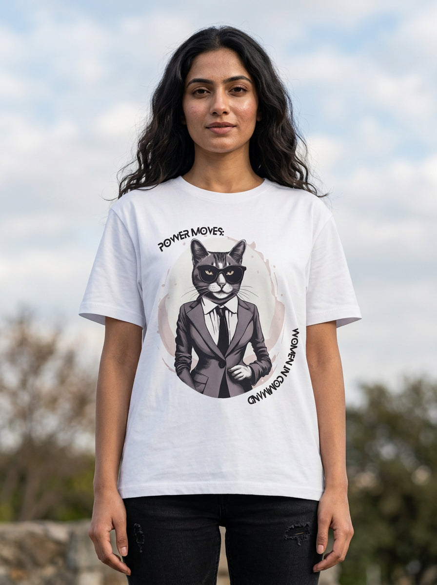 Power Moves Women in Command | Graphic T-Shirt