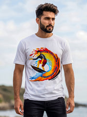 Surfing lifes Waves in Style and Comfort | Graphic T-Shirt