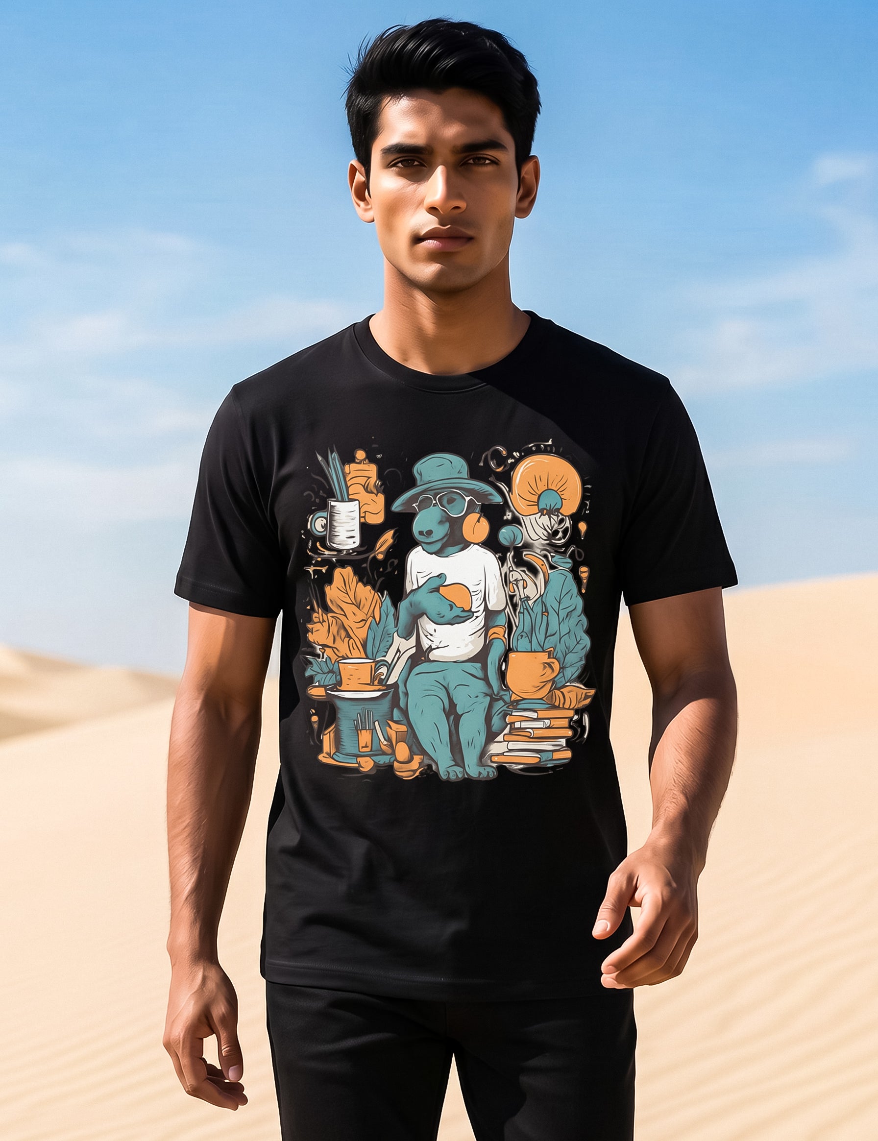 Surreal Coffee Break | Graphic T-Shirt
