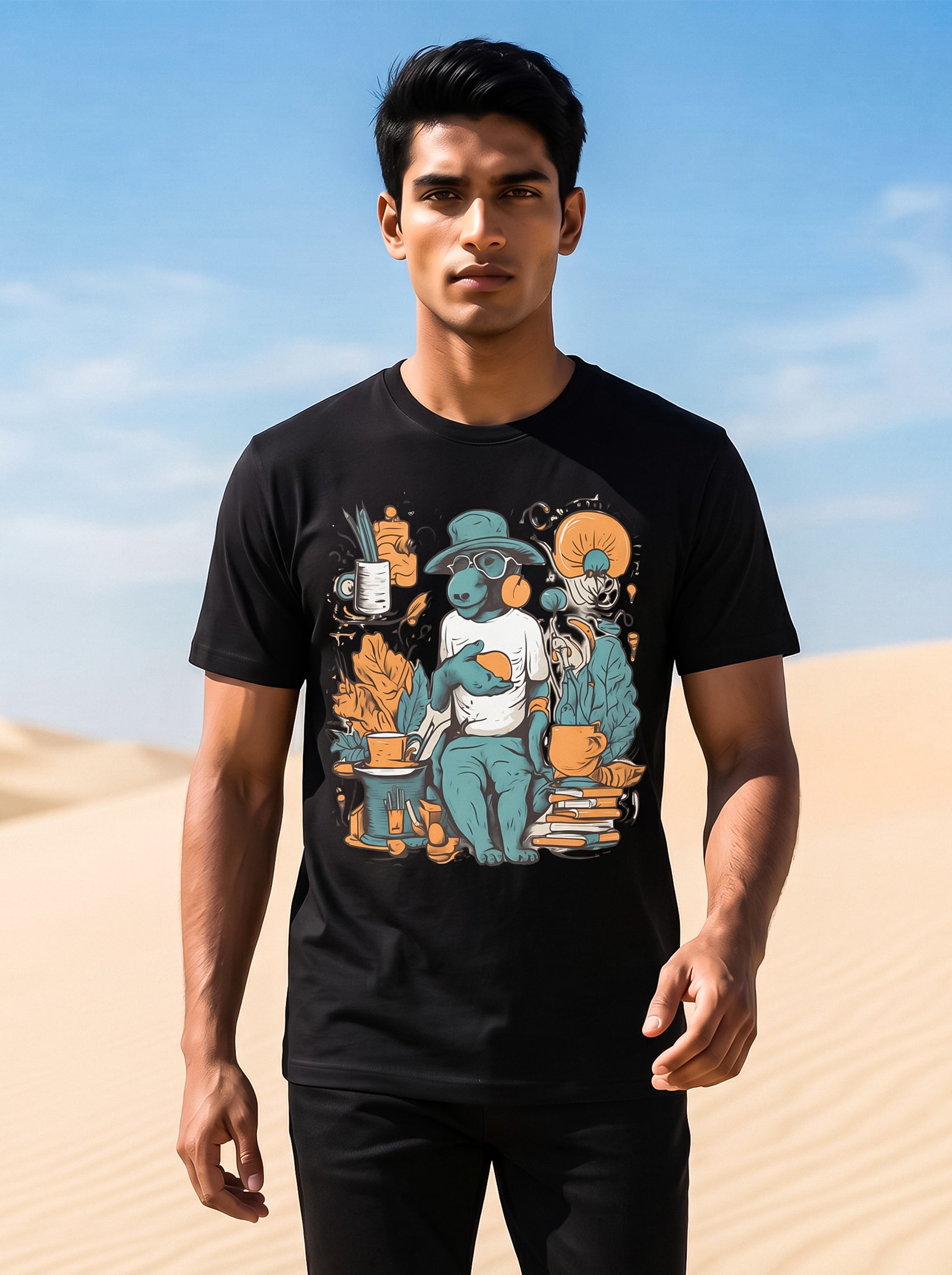 Surreal Coffee Break | Graphic T-Shirt