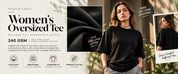 TeeFusion Women Oversized – 240 GSM Cotton