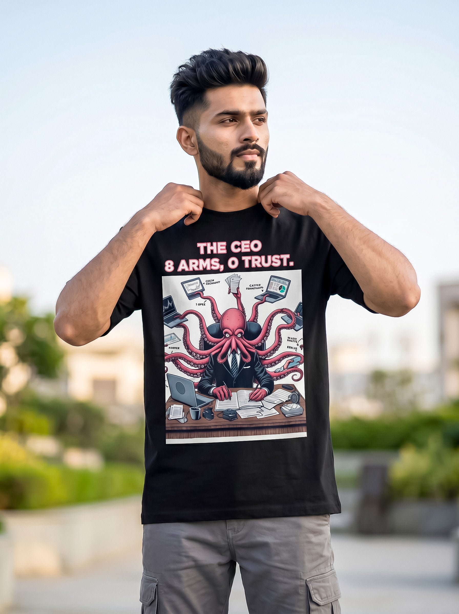 The CEO, 8 Arms, 0 trust | Graphic T-Shirt