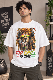 Too Chill to Care | Graphic T-Shirt