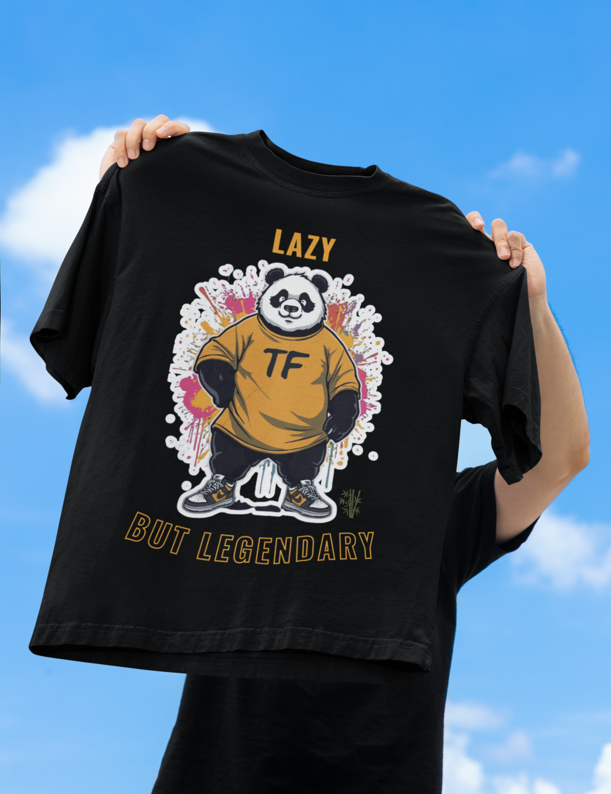 apparel-mockup-featuring-a-man-holding-an-oversized-t-shirt-against-the-sky-m51752.png